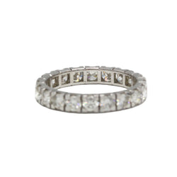 Bague Alliance en or blanc et diamants - Castafiore