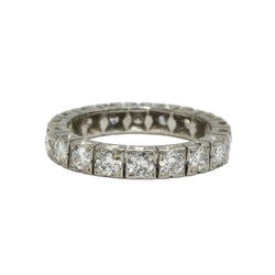 Bague Alliance en or blanc et diamants - Castafiore