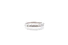 Bague alliance en or blanc et diamants - Castafiore