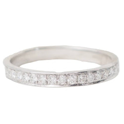 Bague Alliance en or blanc et diamants - Castafiore