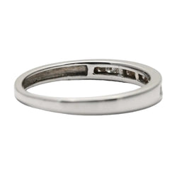 Bague Alliance en or blanc et diamants - Castafiore