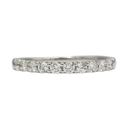 Bague Alliance en or blanc et diamants - Castafiore