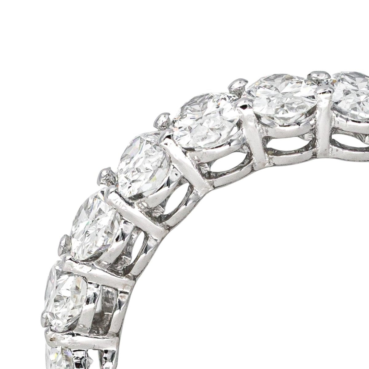 Bague Alliance en or blanc et diamants - Castafiore