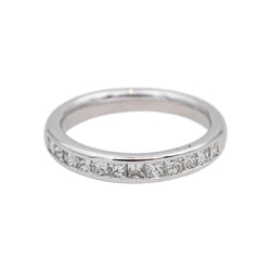 Bague Alliance en or blanc et diamants - Castafiore