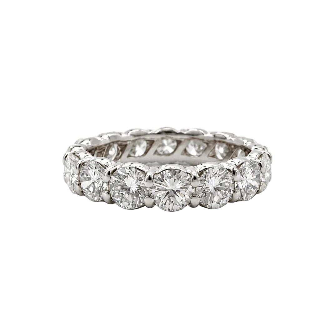 Bague Alliance en or blanc et diamants - Castafiore