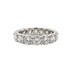 Bague Alliance en or blanc et diamants - Castafiore