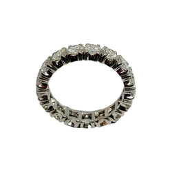 Bague Alliance en or blanc et diamants - Castafiore
