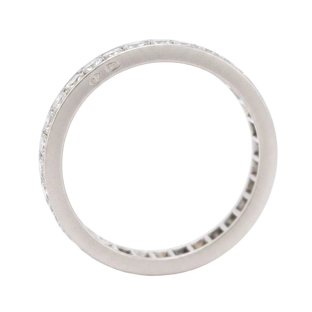 Bague Alliance en or blanc et diamants - Castafiore