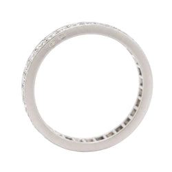 Bague Alliance en or blanc et diamants - Castafiore