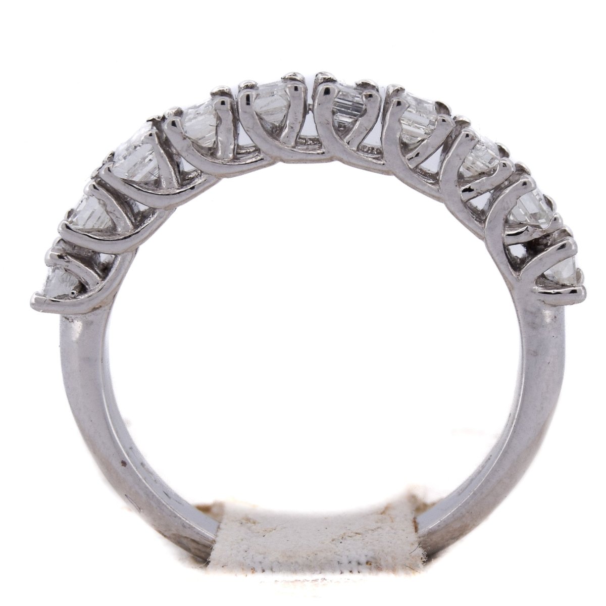 Bague Alliance en or blanc et diamants - Castafiore