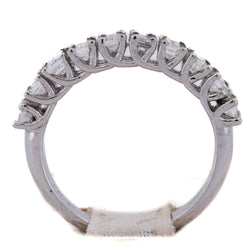 Bague Alliance en or blanc et diamants - Castafiore