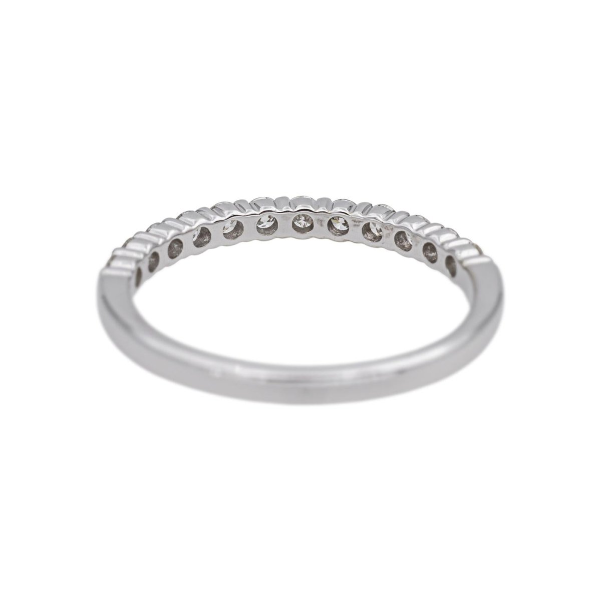 Bague Alliance en or blanc et diamants - Castafiore