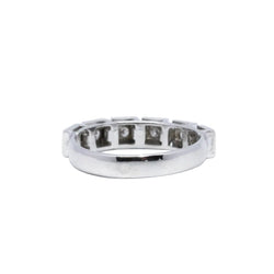 Bague Alliance en or blanc et diamants - Castafiore
