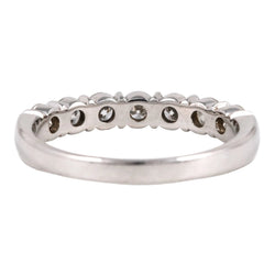 Bague Alliance en or blanc et diamants - Castafiore