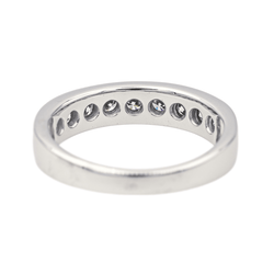 Bague Alliance en or blanc et diamants - Castafiore