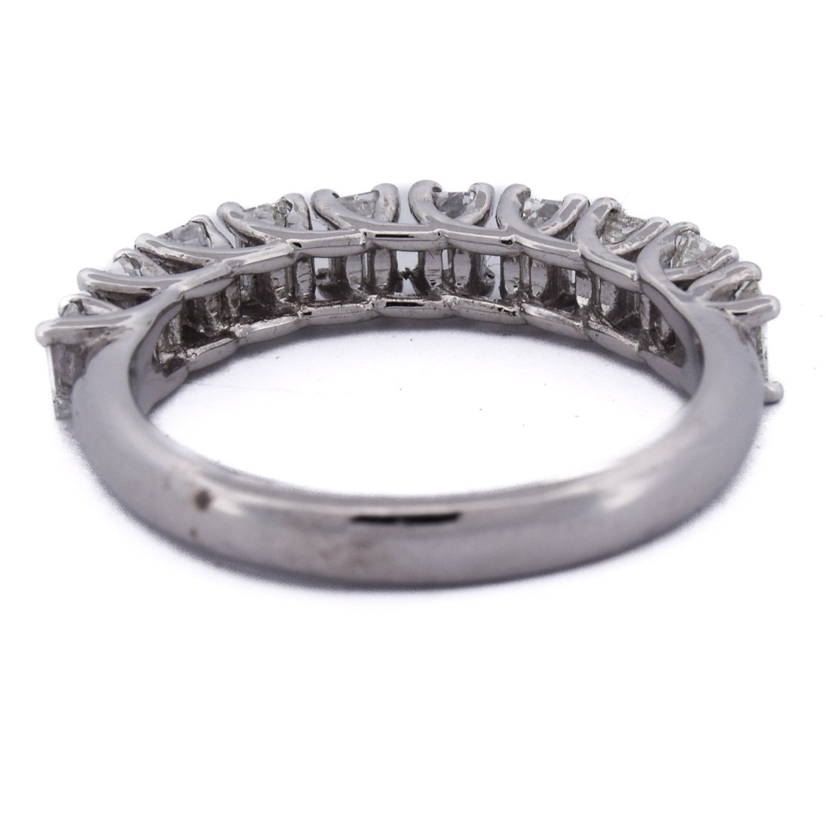 Bague Alliance en or blanc et diamants - Castafiore