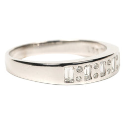 Bague Alliance en or blanc et diamants - Castafiore