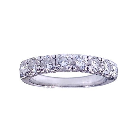 Bague Alliance en or blanc et diamants - Castafiore