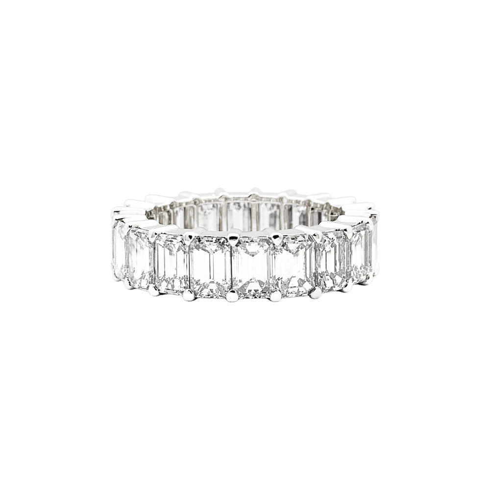 Bague Alliance en or blanc et diamants - Castafiore