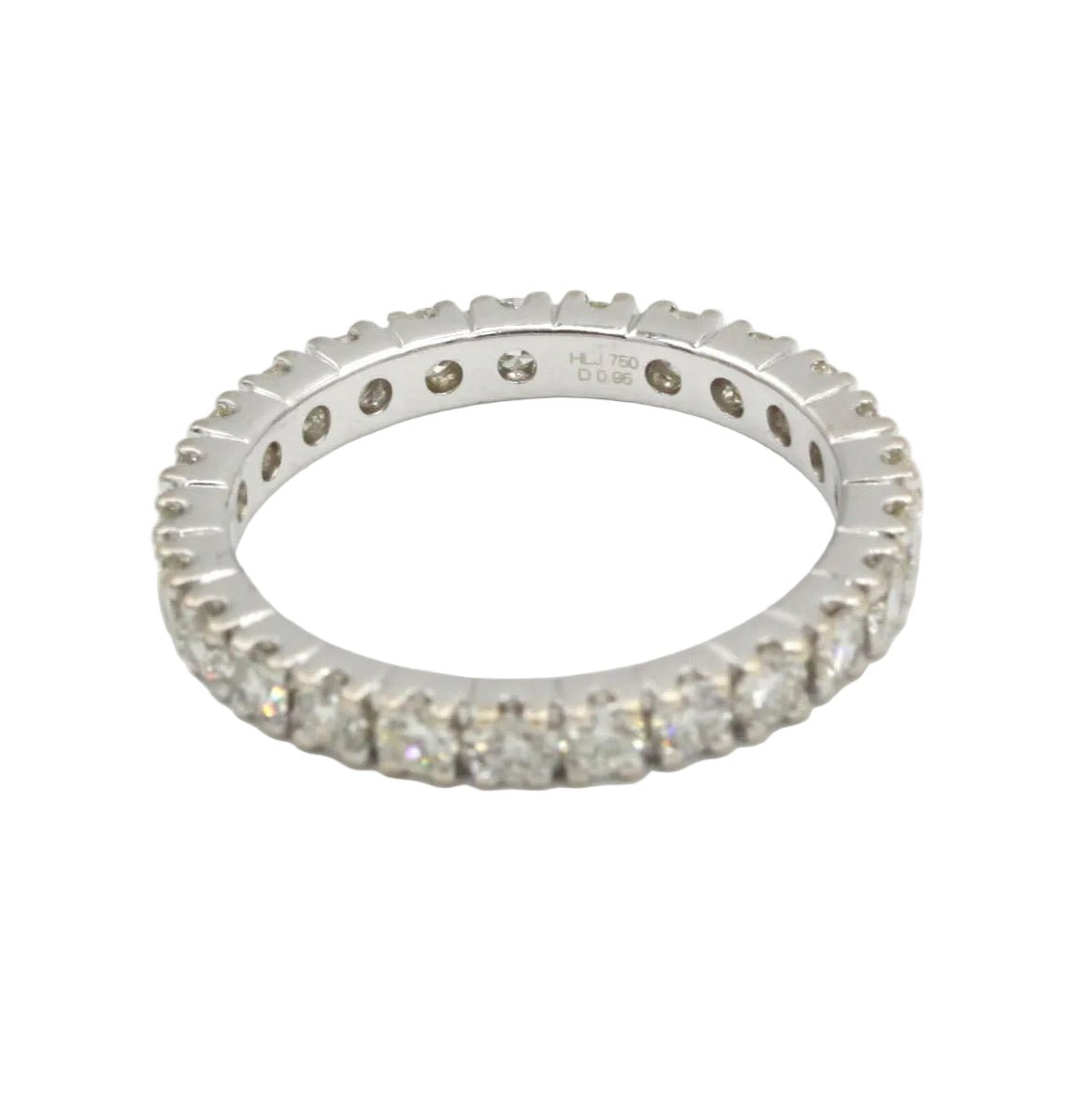 Bague Alliance en or blanc et diamants - Castafiore