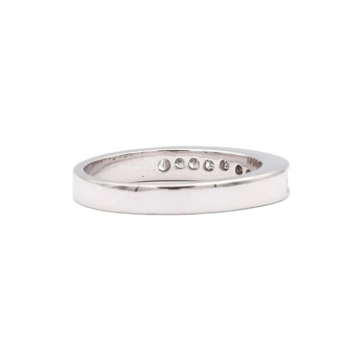 Bague Alliance en or blanc et diamants - Castafiore