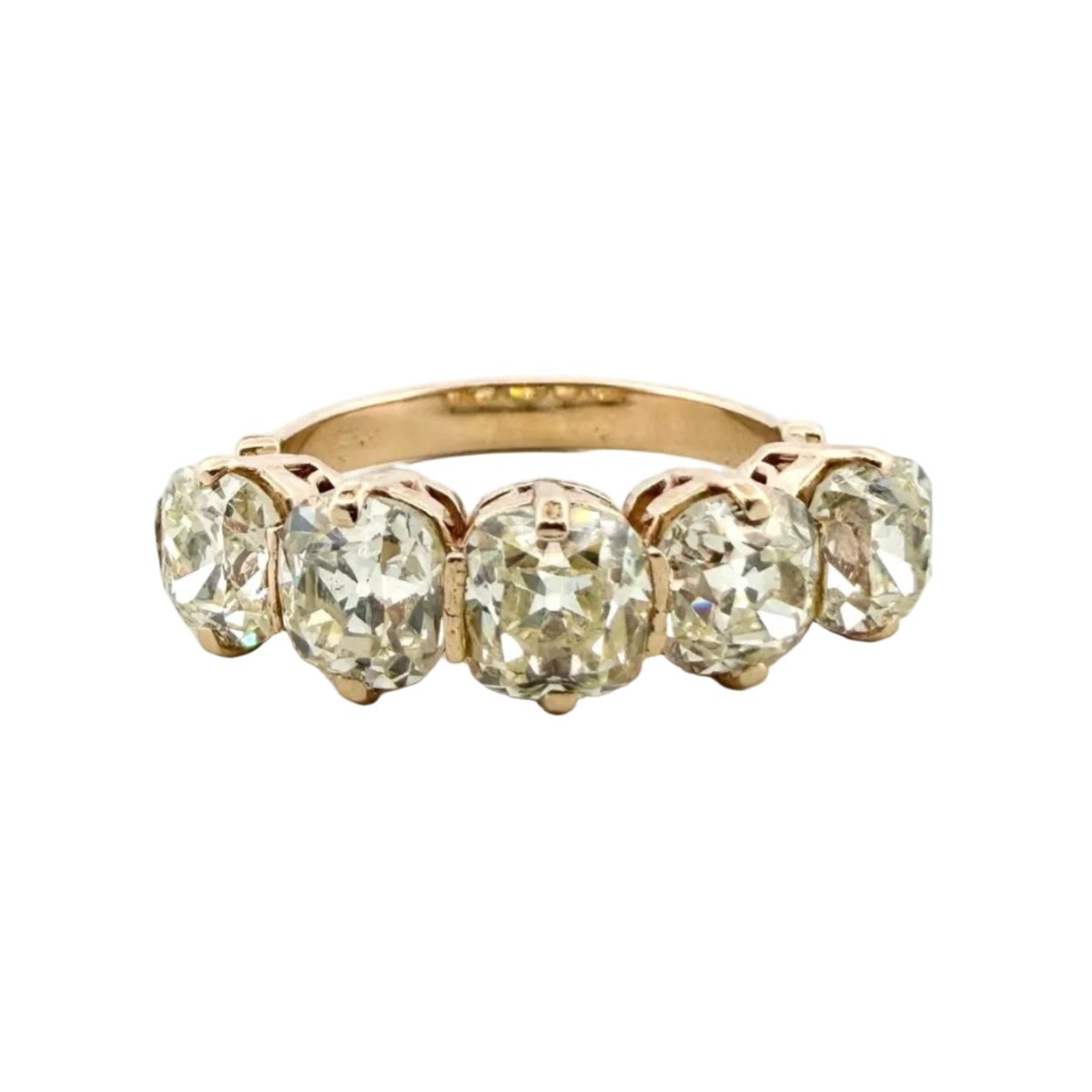 Bague Alliance en or blanc et diamants - Castafiore