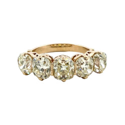 Bague Alliance en or blanc et diamants - Castafiore