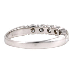 Bague Alliance en or blanc et diamants - Castafiore