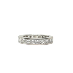 Bague Alliance en or blanc et diamants - Castafiore