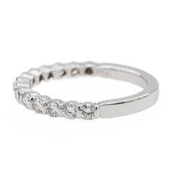 Bague Alliance en or blanc et diamants - Castafiore