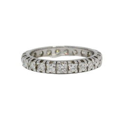 Bague Alliance en or blanc et diamants