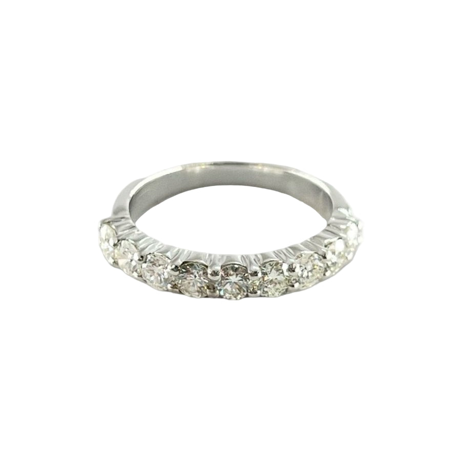 Bague Alliance en or blanc et diamants - Castafiore