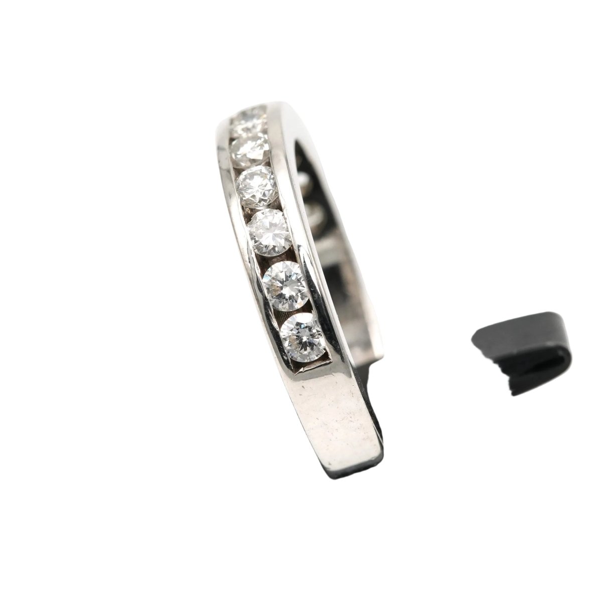 Bague Alliance en or blanc et diamants - Castafiore