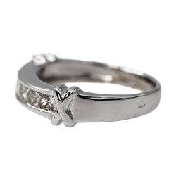 Bague Alliance en or blanc et diamants - Castafiore