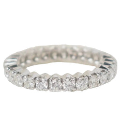 Bague Alliance en or blanc et diamants - Castafiore