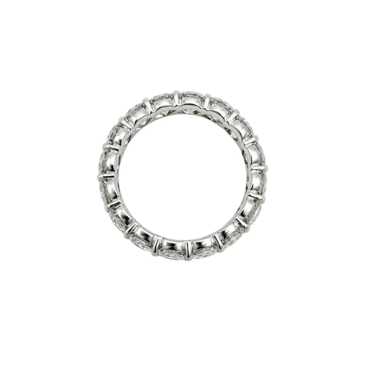 Bague Alliance en or blanc et diamants - Castafiore