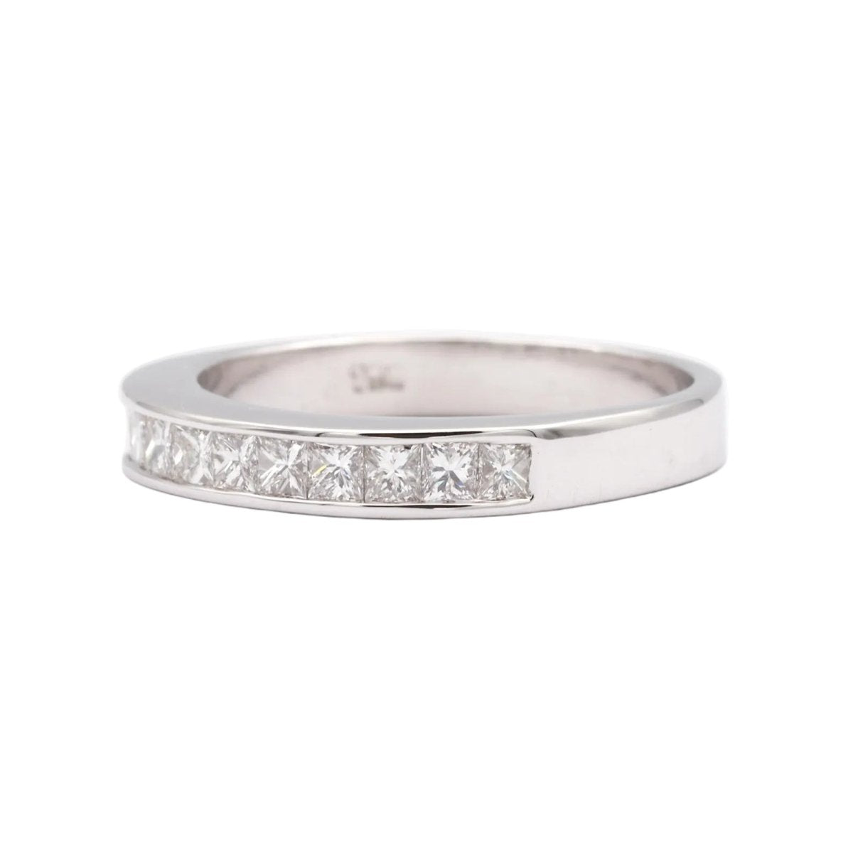 Bague Alliance en or blanc et diamants - Castafiore