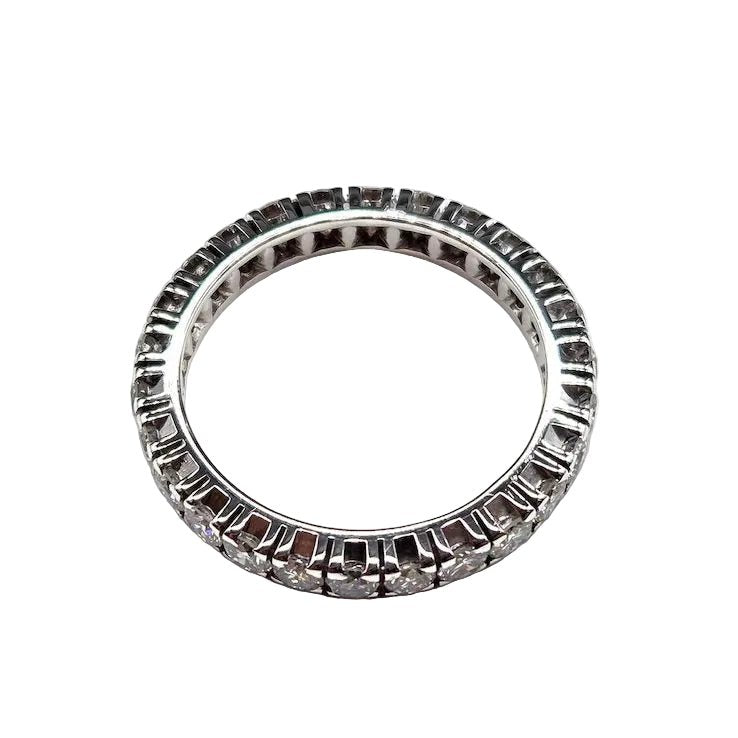 Bague Alliance en or blanc et diamants - Castafiore