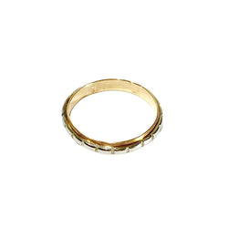 Bague Alliance en or blanc et or rose - Castafiore