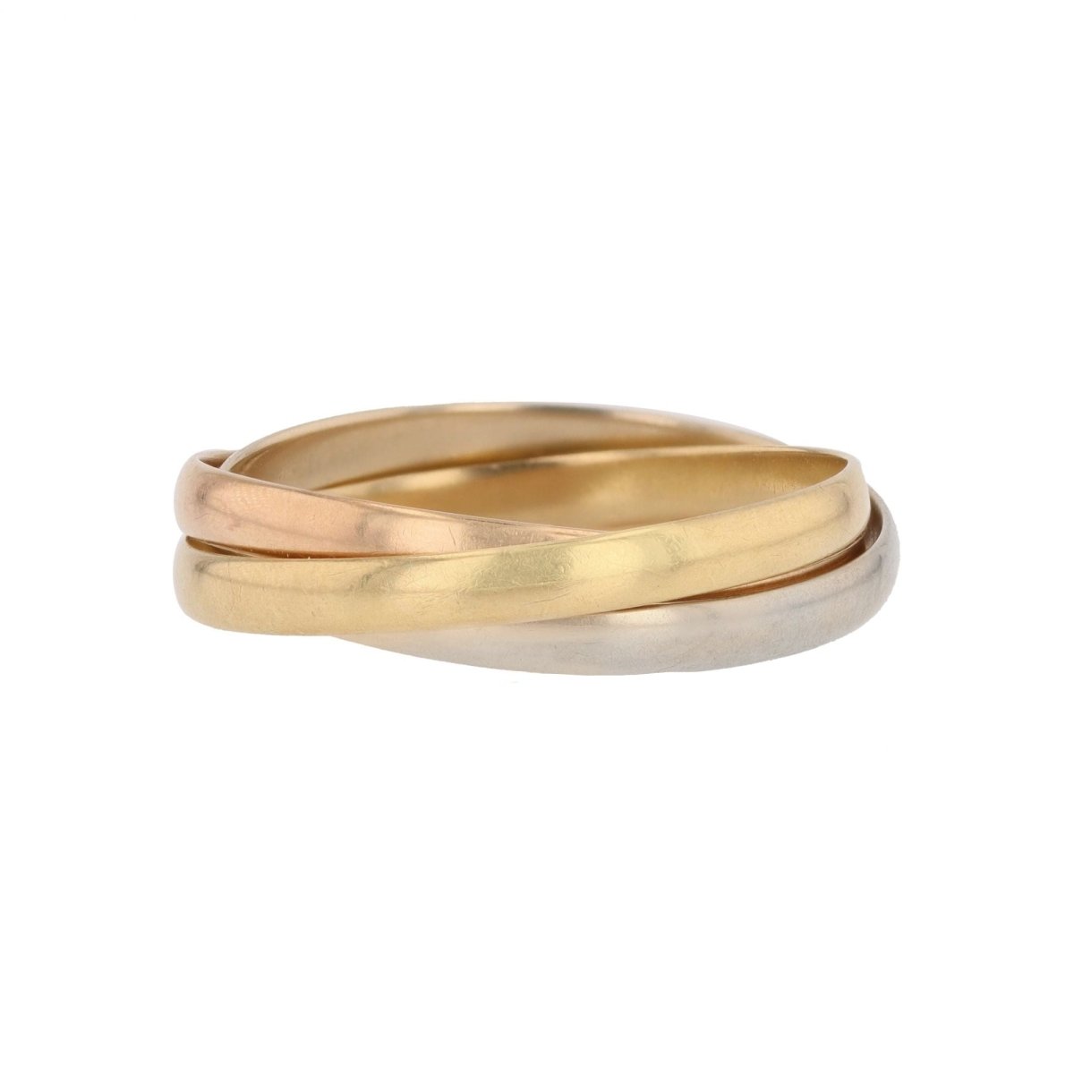 Bague Alliance en or blanc, or jaune et or rose - Castafiore