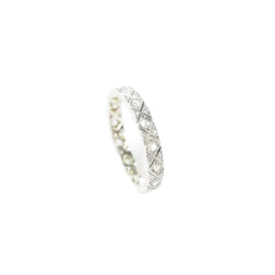 Bague Alliance en or blanc, platine et diamants - Castafiore