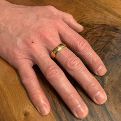 Bague Alliance en or champagne - Castafiore