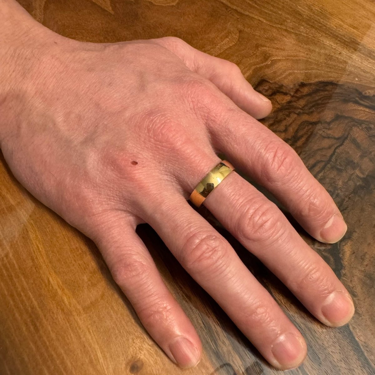 Bague Alliance en or champagne - Castafiore