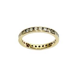 Bague Alliance en or champagne et diamants - Castafiore