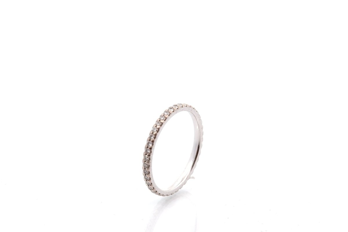 Bague alliance en or et diamant - Castafiore