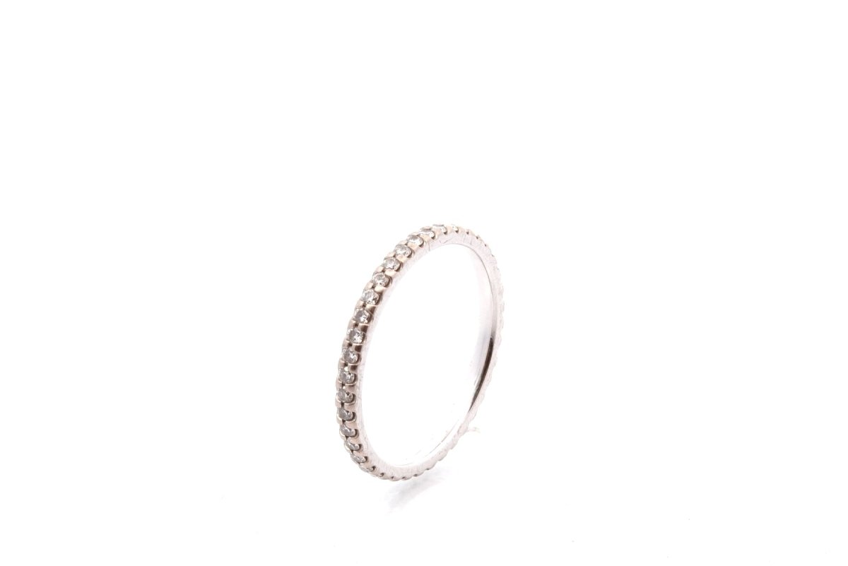 Bague alliance en or et diamant - Castafiore
