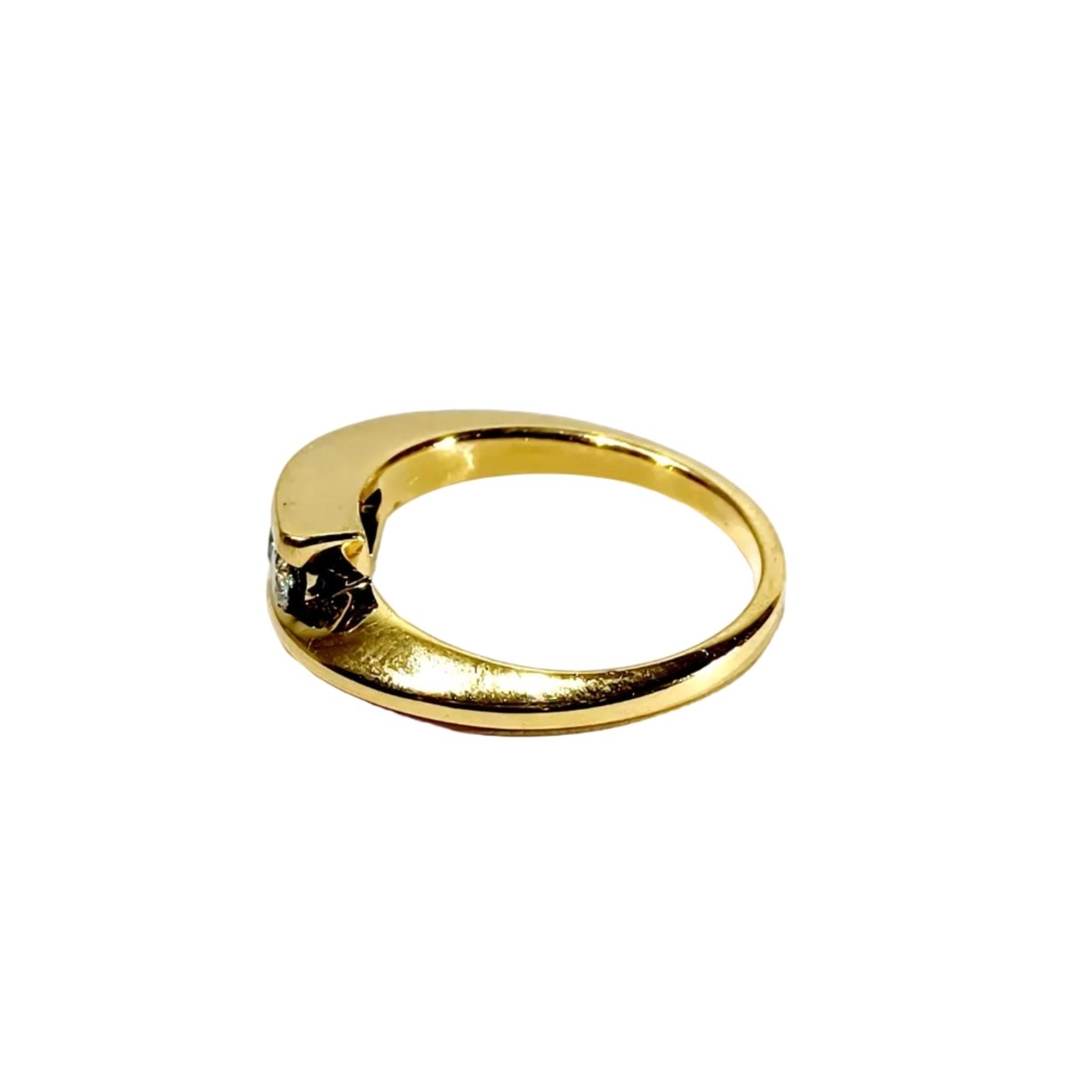 Bague Alliance en or et diamants - Castafiore