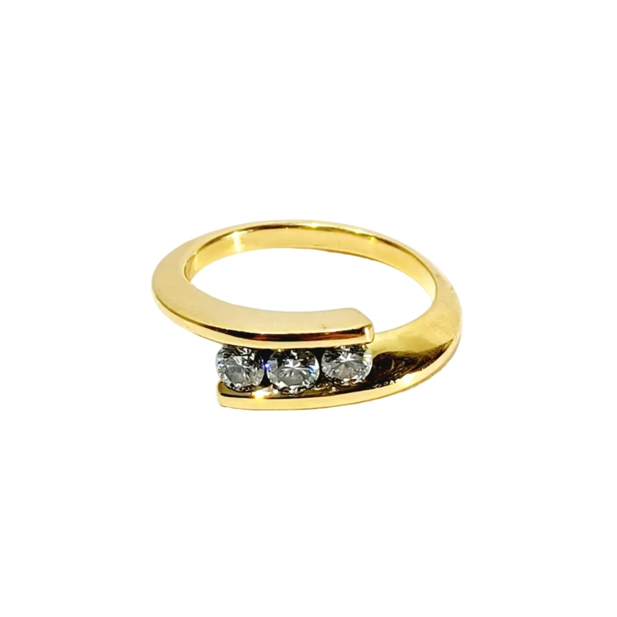 Bague Alliance en or et diamants - Castafiore