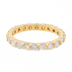 Bague Alliance en or jaune et diamant - Castafiore