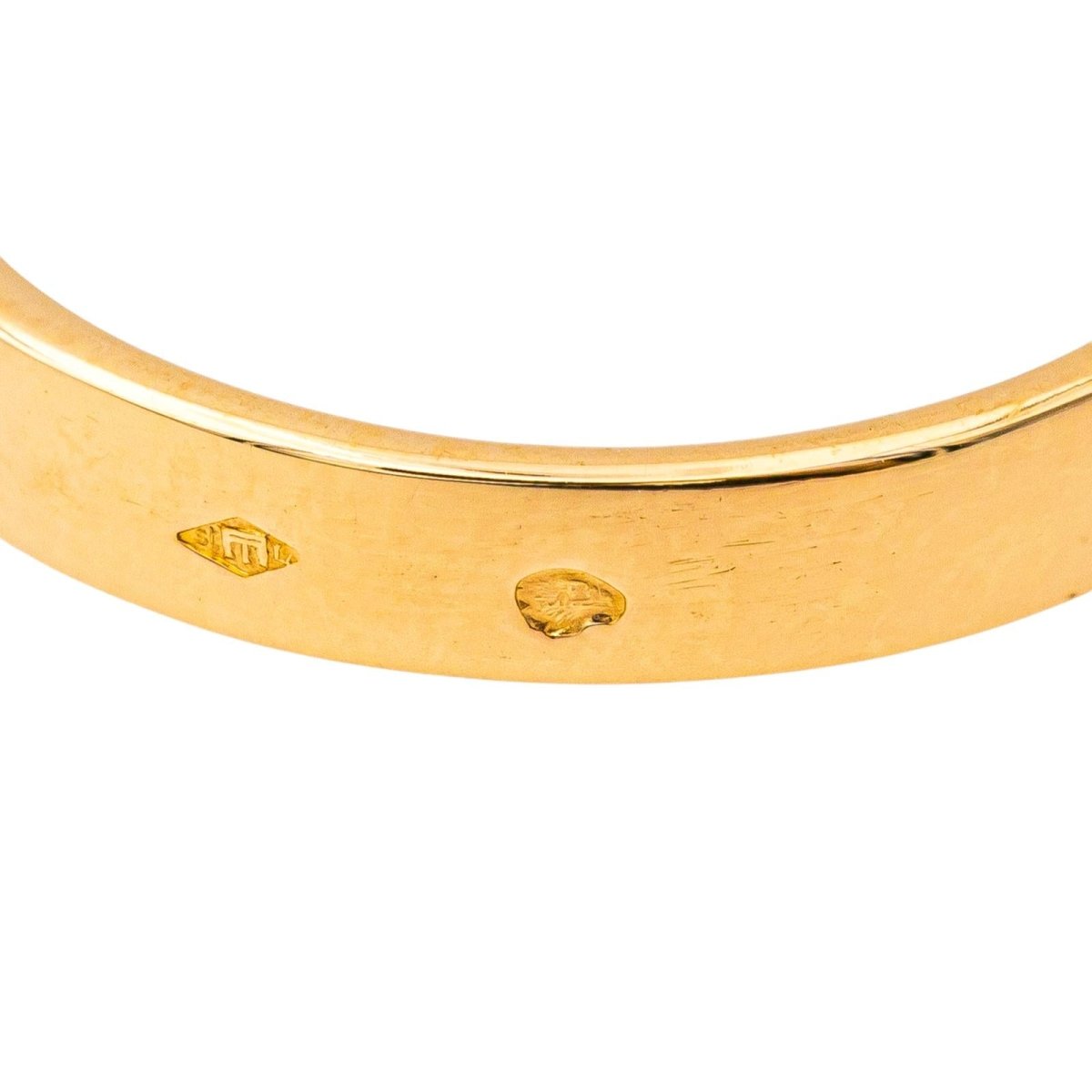 Bague Alliance en or jaune et diamants - Castafiore